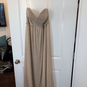 Allure Bridals Gold Prom Dress